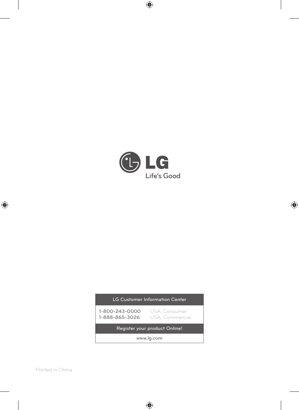 LG NB2420A User Manual | Page 24 / 24