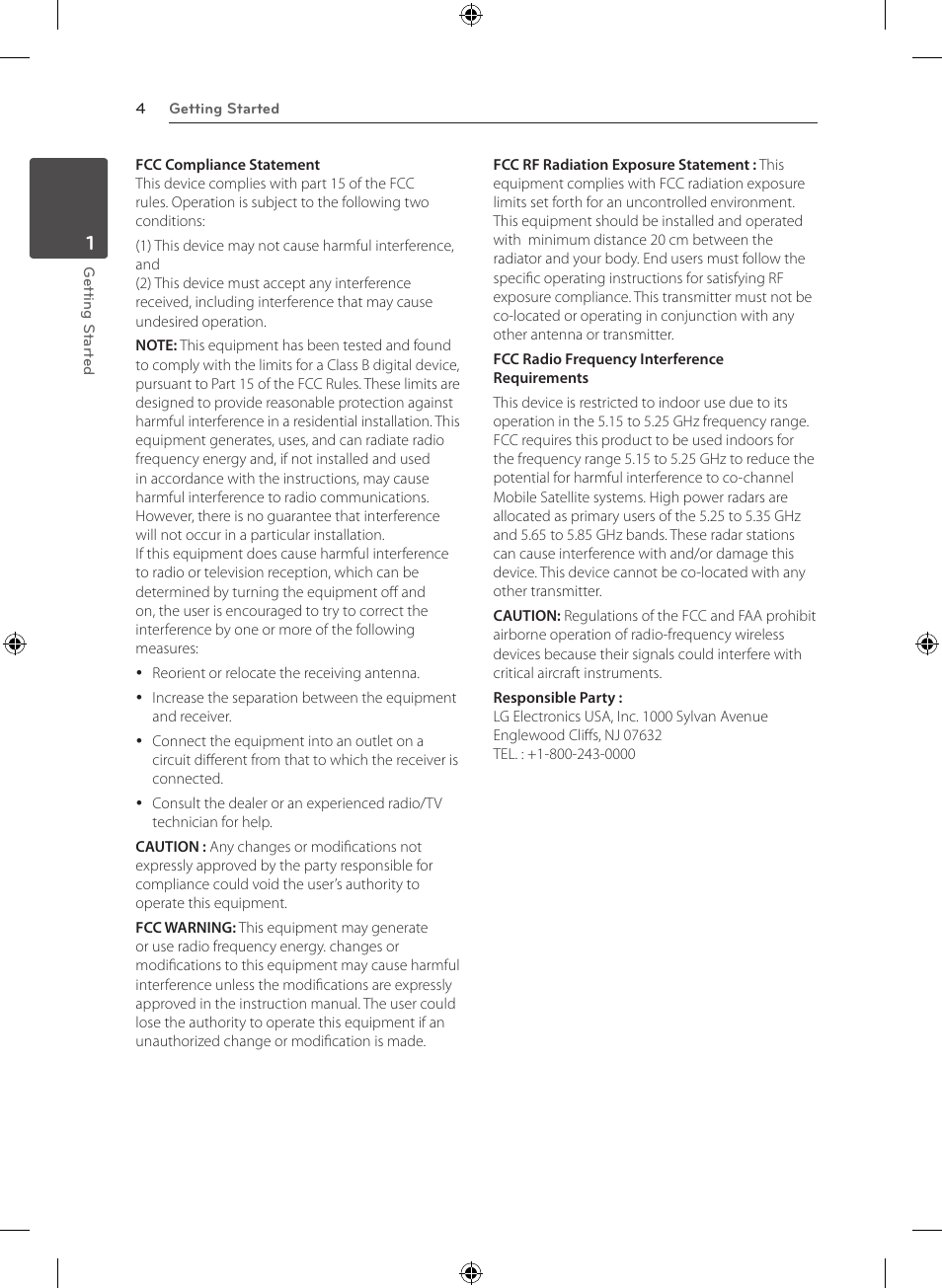 LG NB2420A User Manual | Page 4 / 24