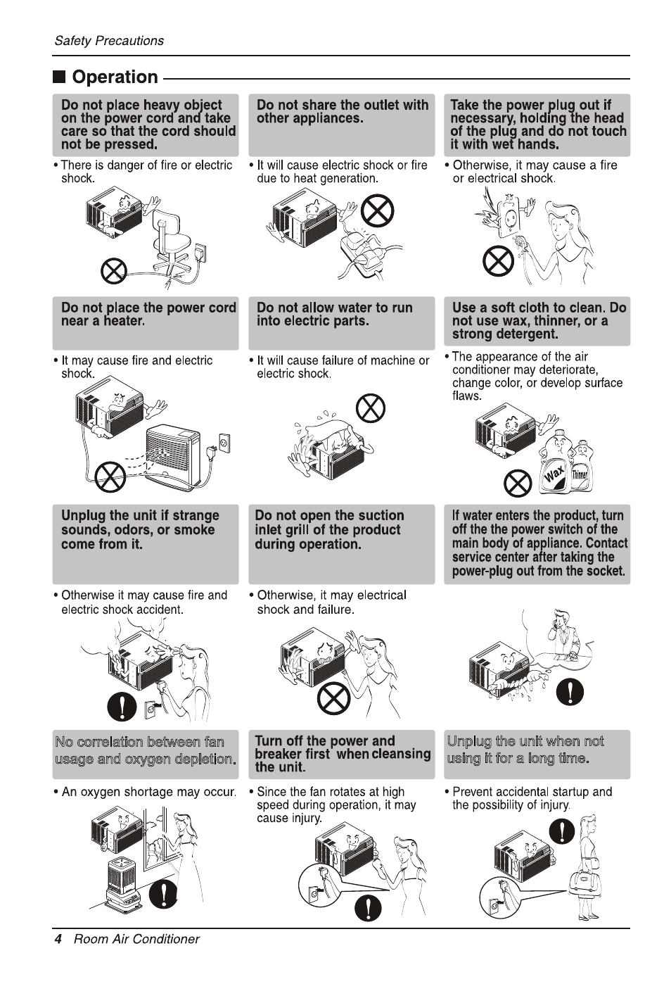 LG LW2413HR User Manual | Page 4 / 48