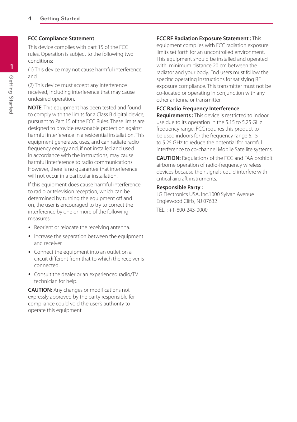 LG ST600 User Manual | Page 4 / 54