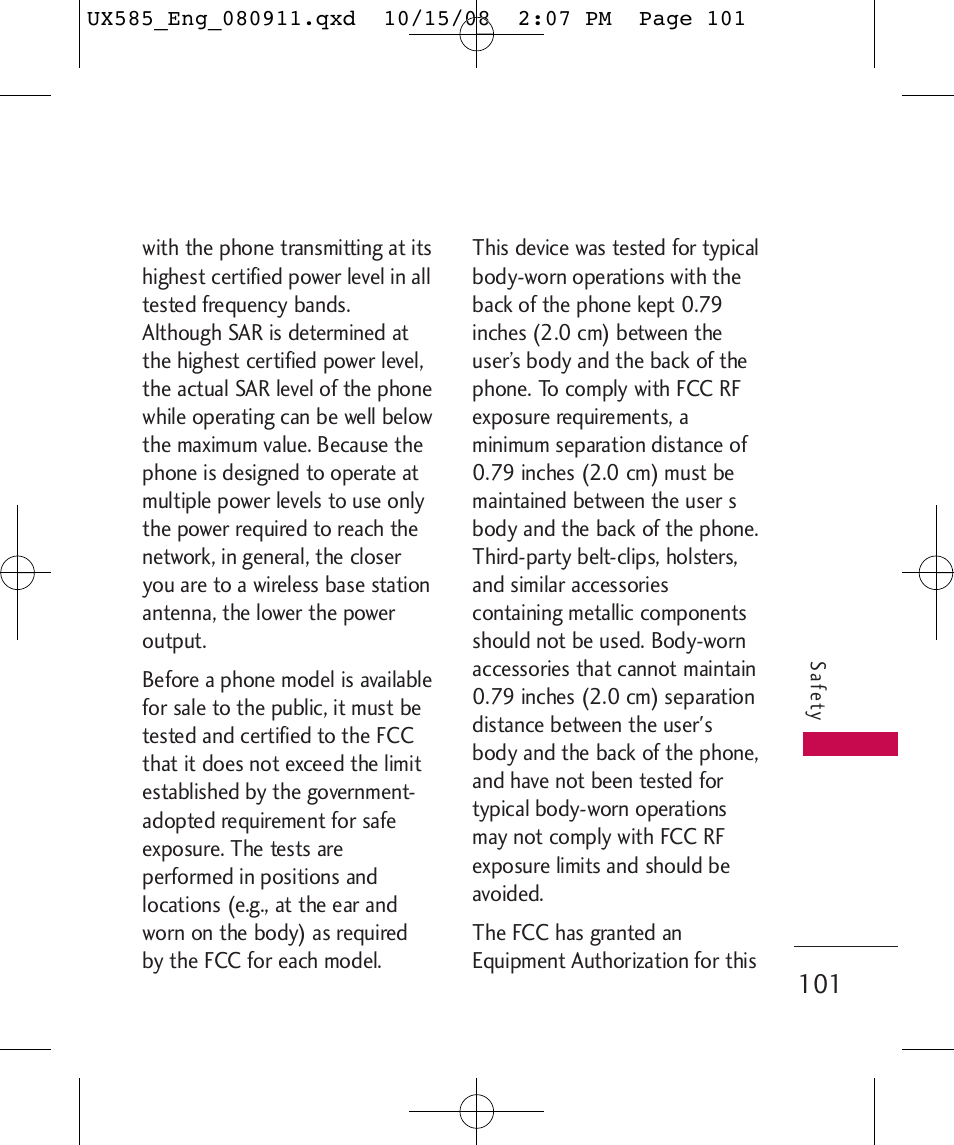 LG LGUX585 User Manual | Page 103 / 240