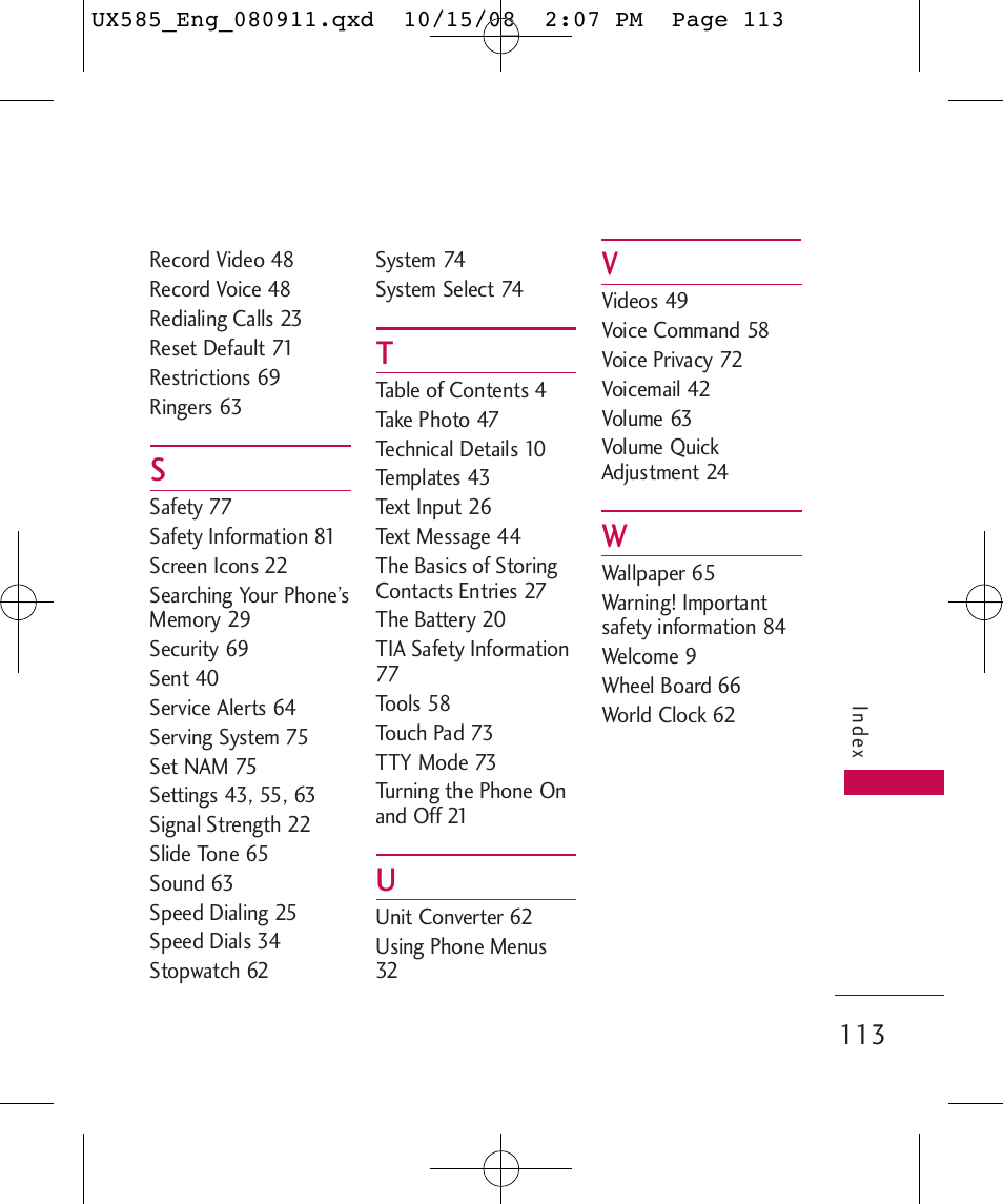 LG LGUX585 User Manual | Page 115 / 240