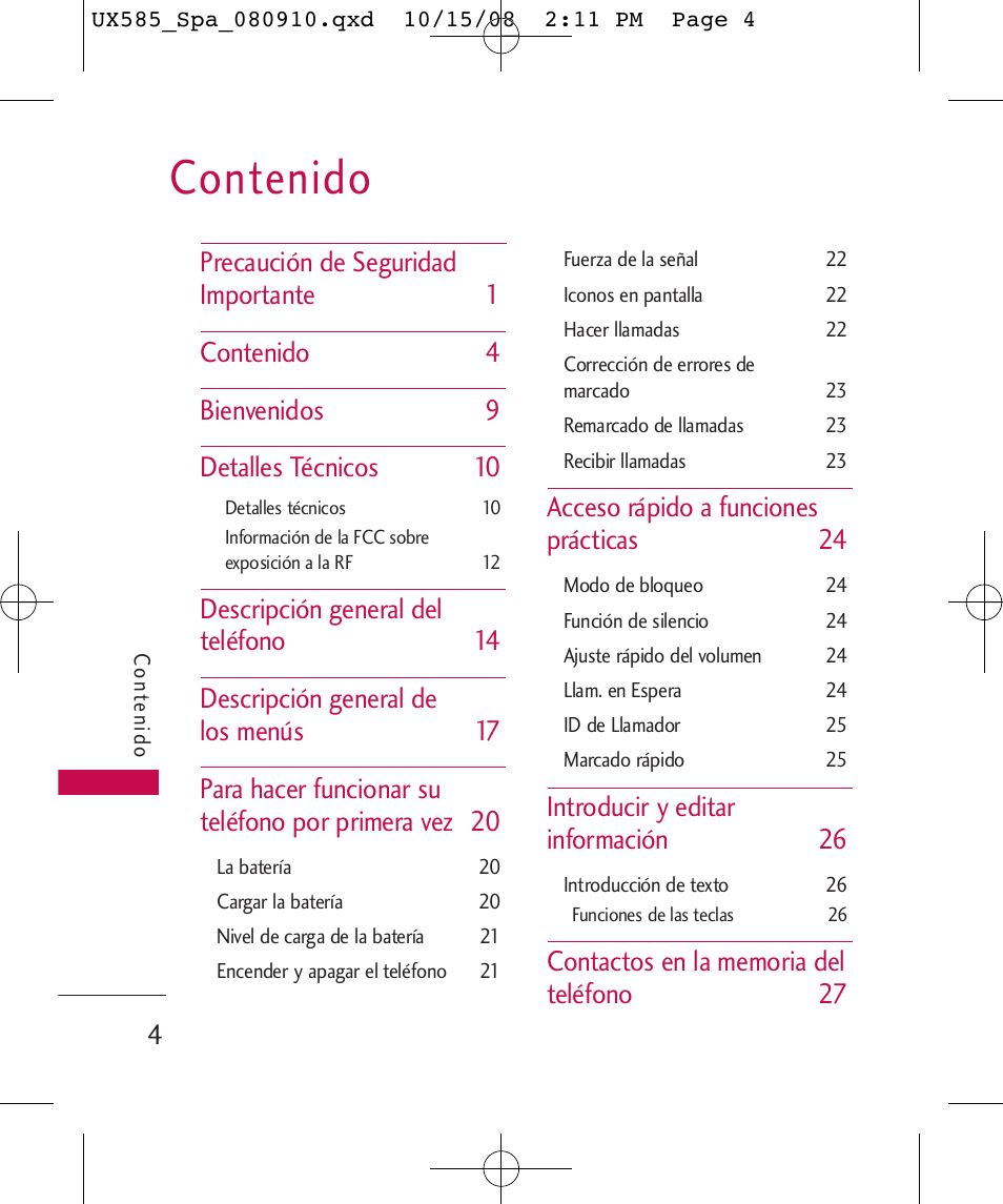 LG LGUX585 User Manual | Page 119 / 240