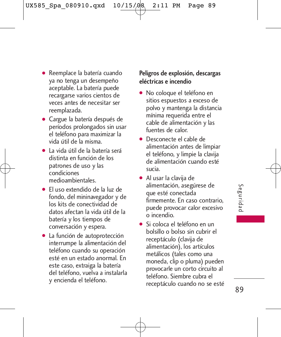 LG LGUX585 User Manual | Page 204 / 240