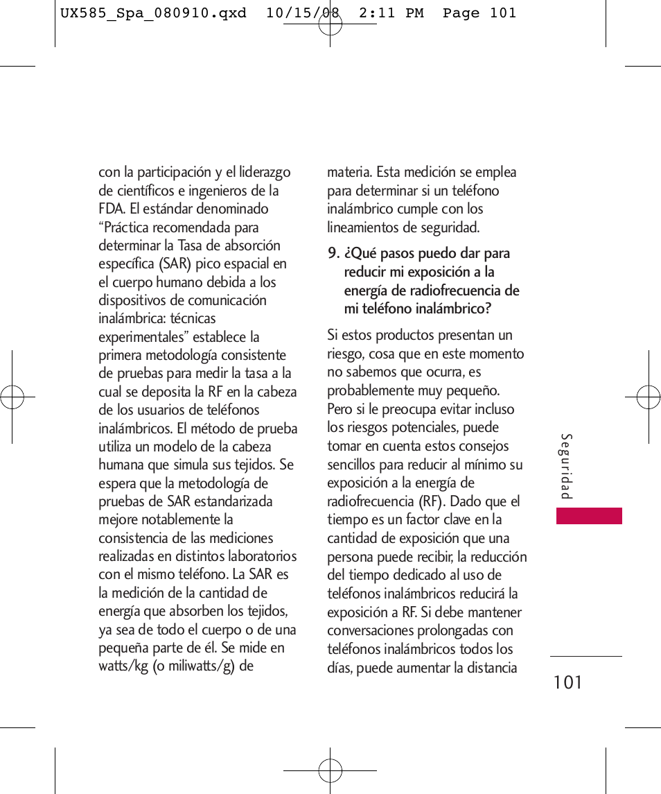 LG LGUX585 User Manual | Page 216 / 240