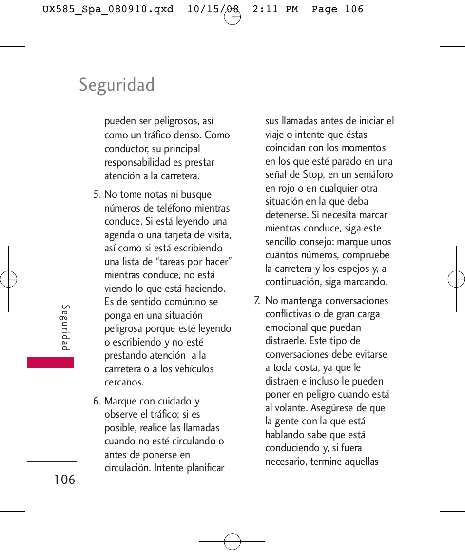 Seguridad | LG LGUX585 User Manual | Page 221 / 240