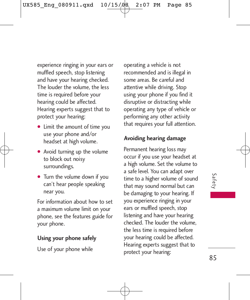 LG LGUX585 User Manual | Page 87 / 240