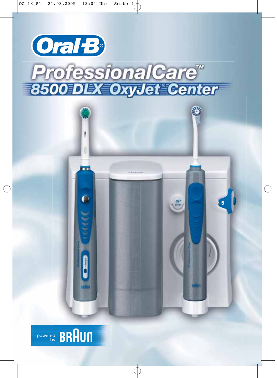 Braun OC18 Professional Care Center User Manual | 102 pages