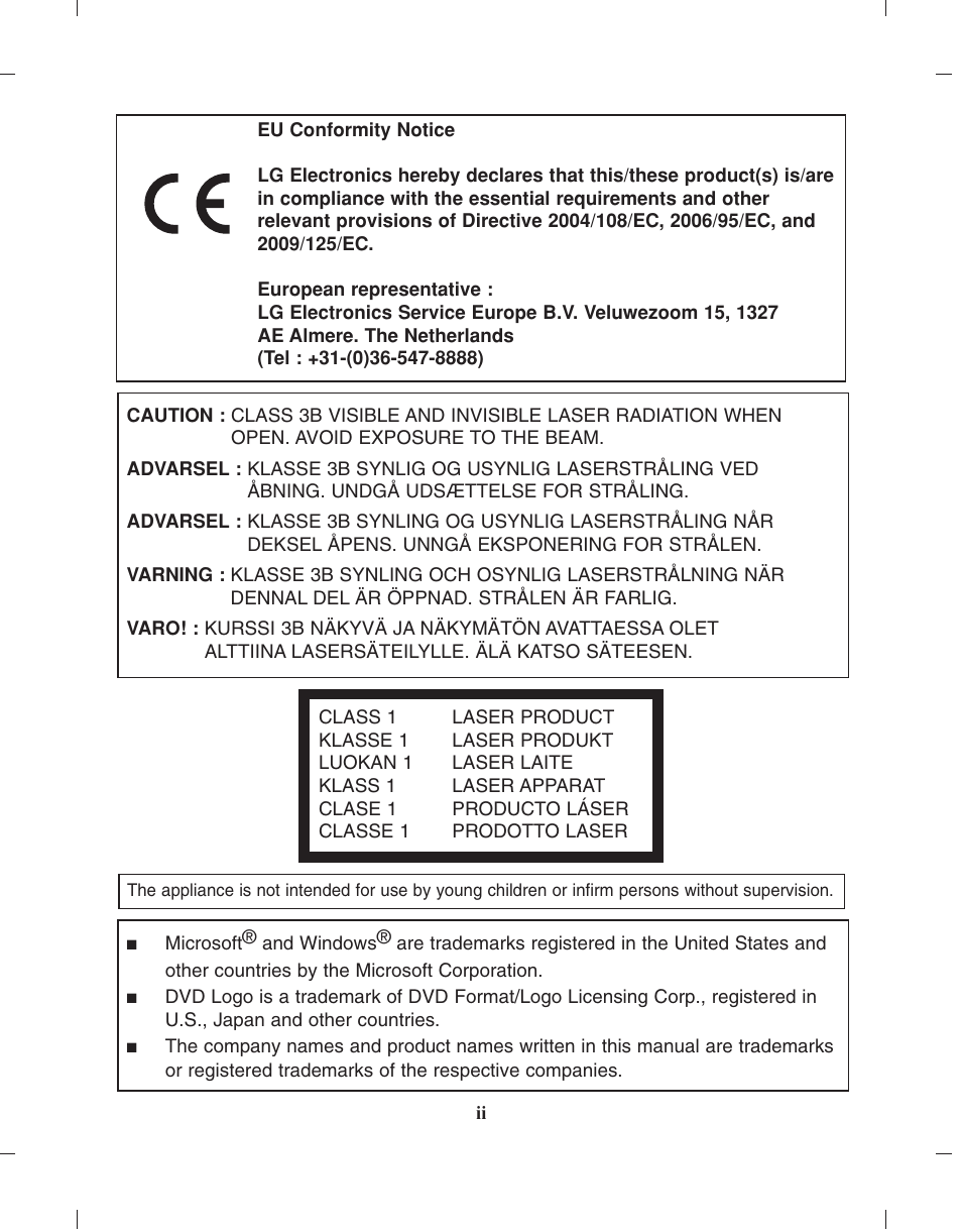 LG GH24NS90 User Manual | Page 3 / 13