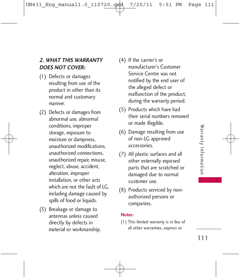 LG LGUN430 User Manual | Page 113 / 245