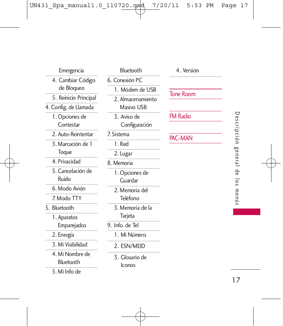 LG LGUN430 User Manual | Page 136 / 245