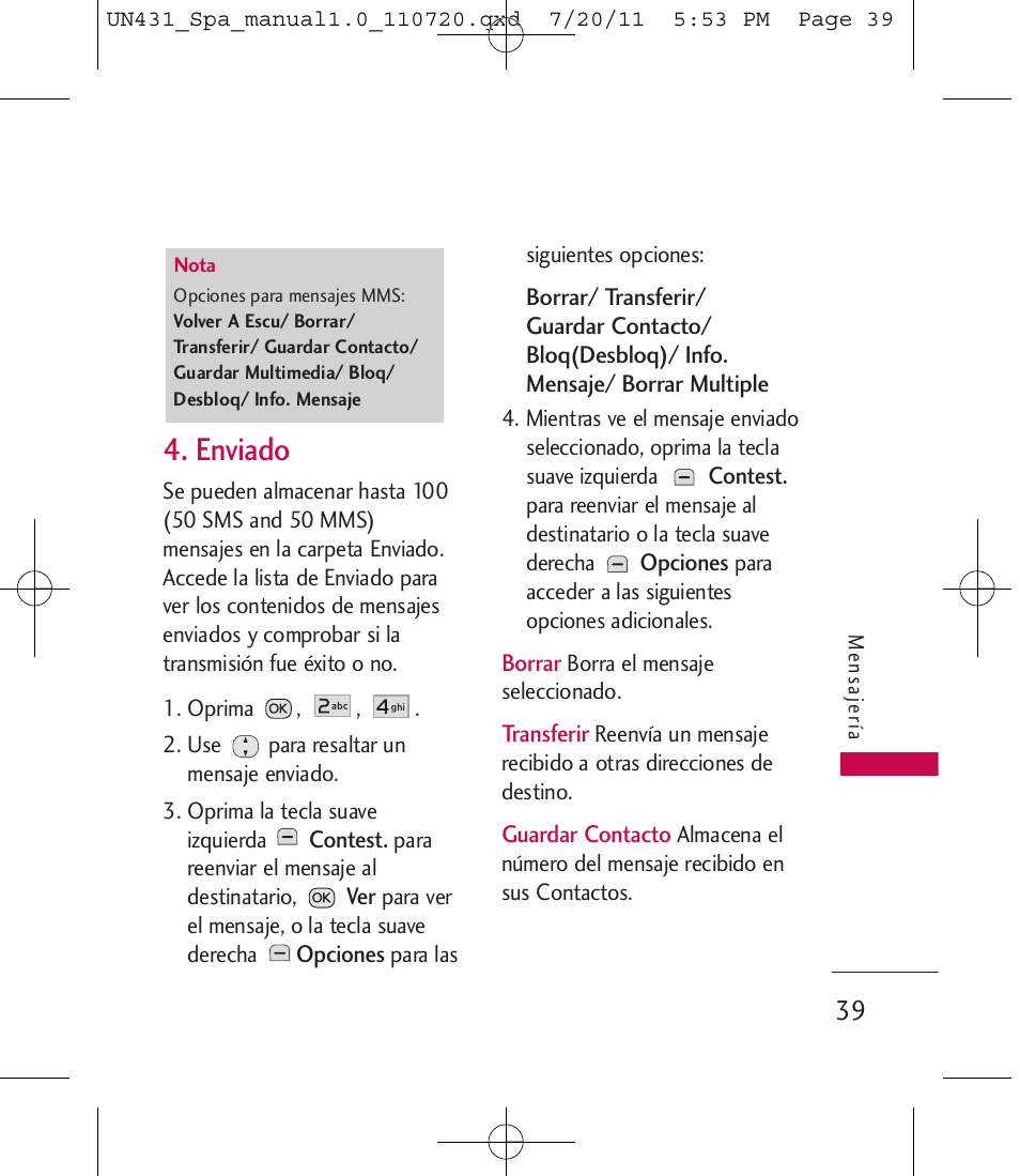 Enviado | LG LGUN430 User Manual | Page 158 / 245