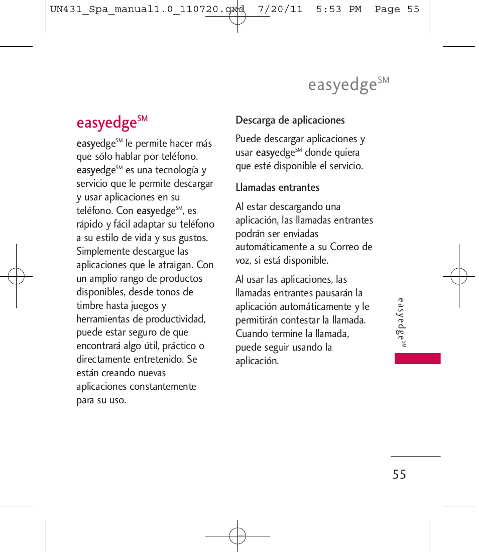 Easyedge | LG LGUN430 User Manual | Page 174 / 245