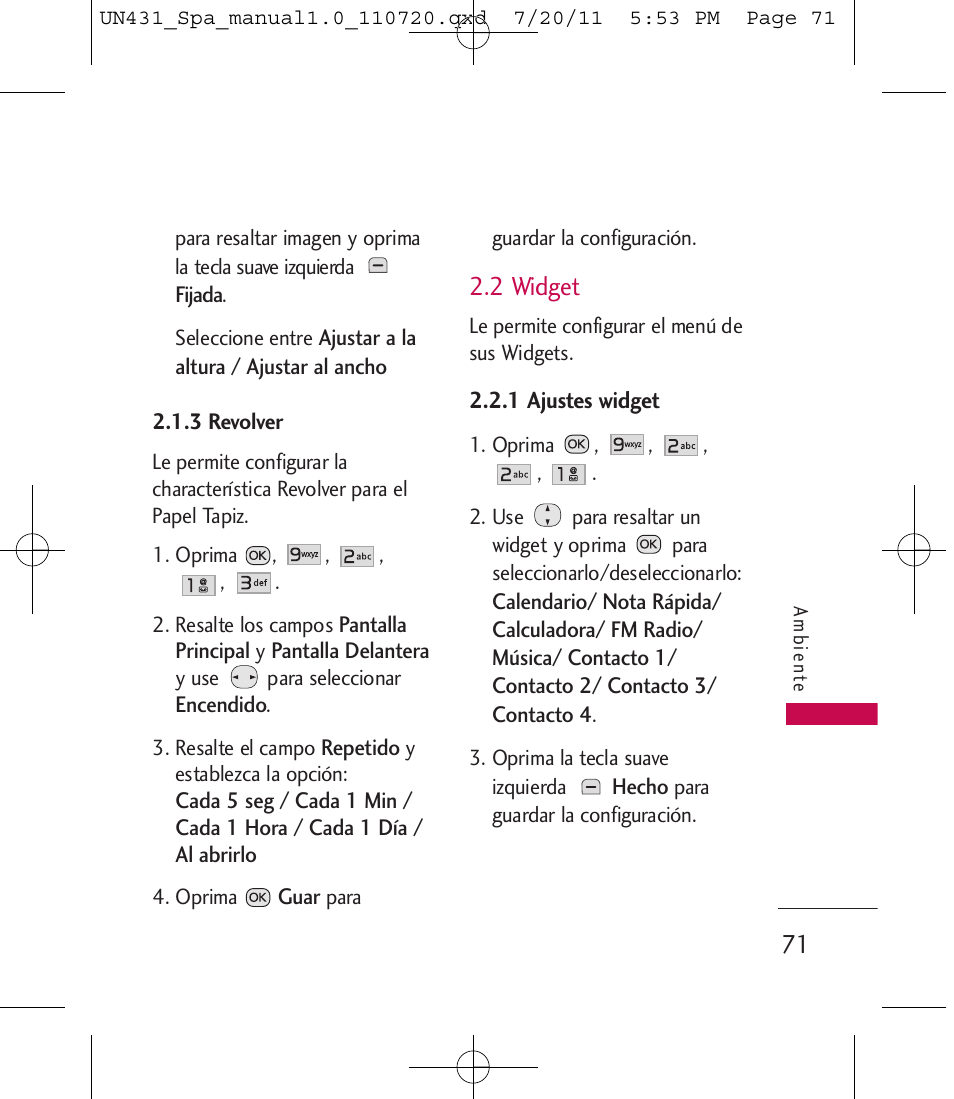 2 widget | LG LGUN430 User Manual | Page 190 / 245