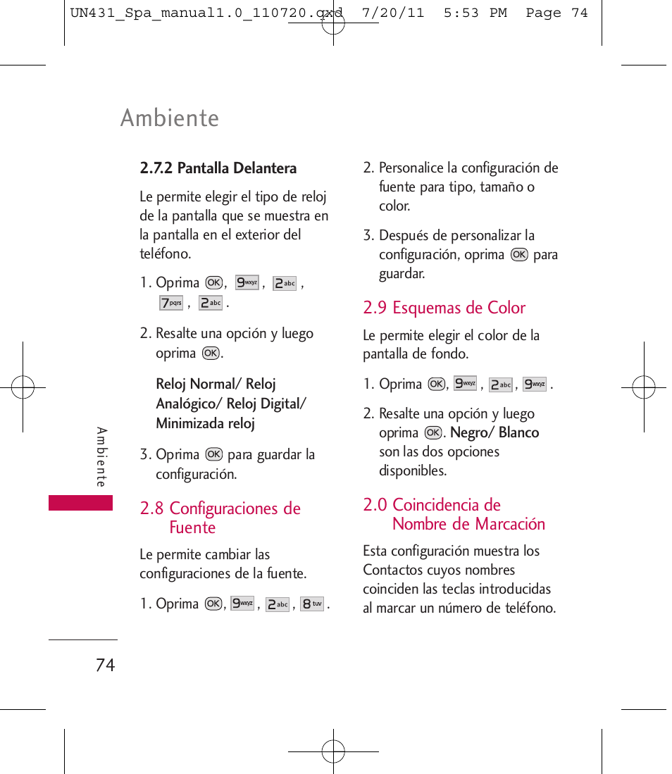 Ambiente | LG LGUN430 User Manual | Page 193 / 245