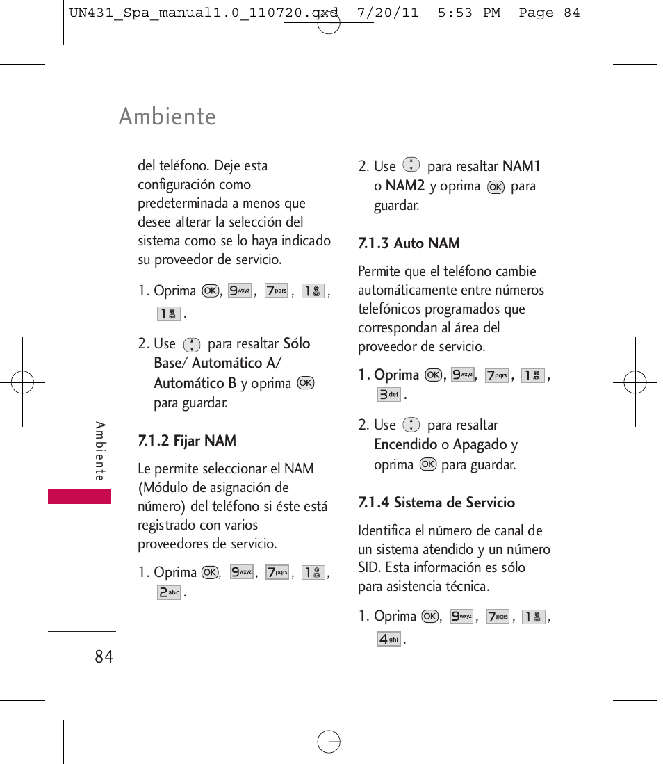 Ambiente | LG LGUN430 User Manual | Page 203 / 245