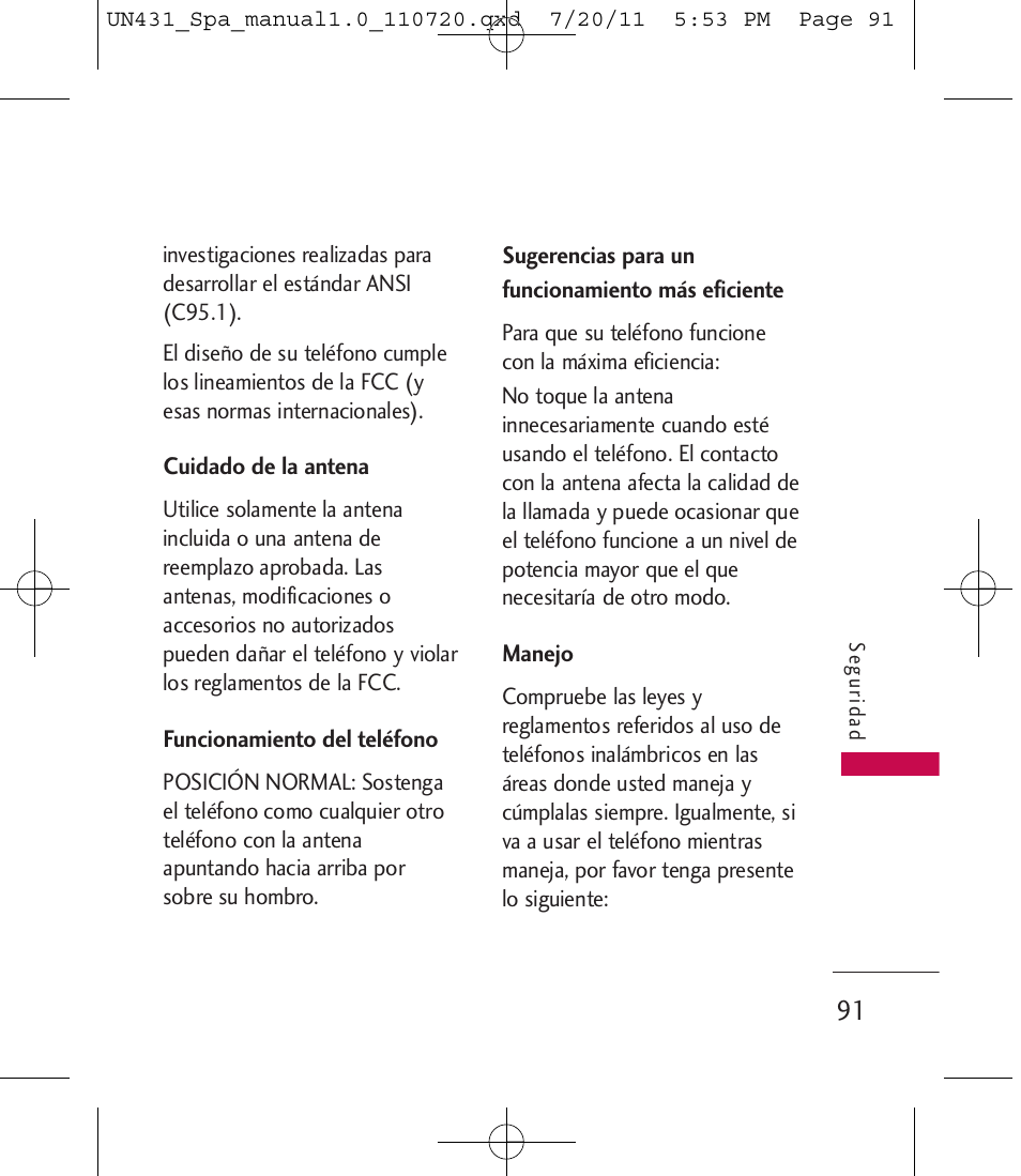 LG LGUN430 User Manual | Page 210 / 245