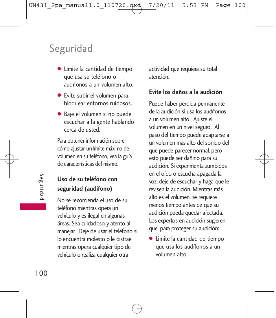 Seguridad | LG LGUN430 User Manual | Page 219 / 245