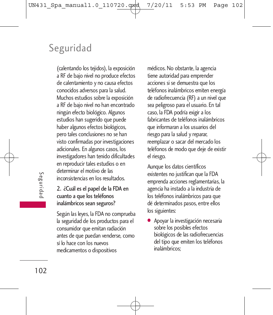 Seguridad | LG LGUN430 User Manual | Page 221 / 245