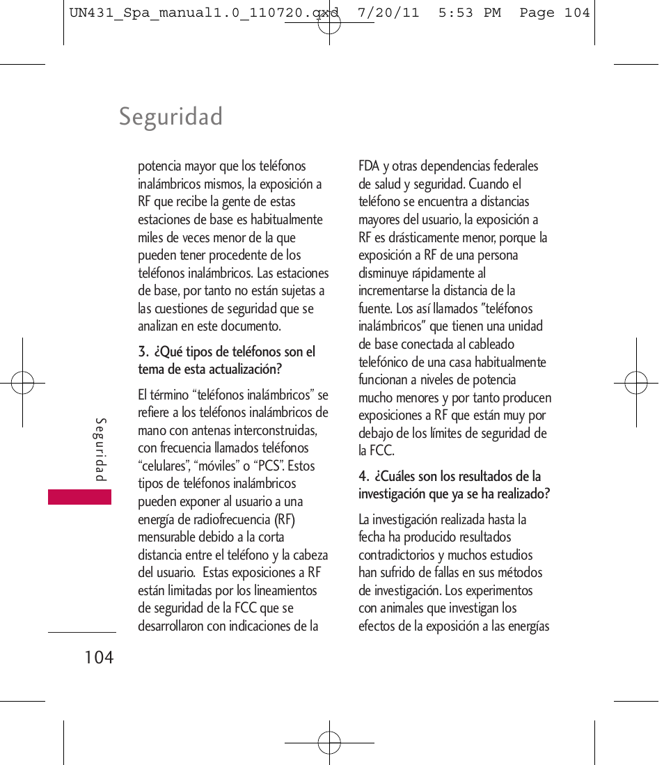 Seguridad | LG LGUN430 User Manual | Page 223 / 245