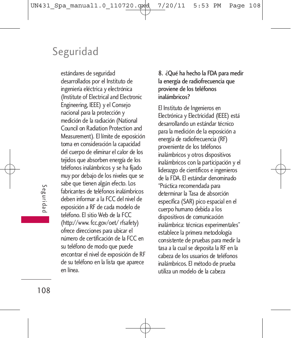 Seguridad | LG LGUN430 User Manual | Page 227 / 245