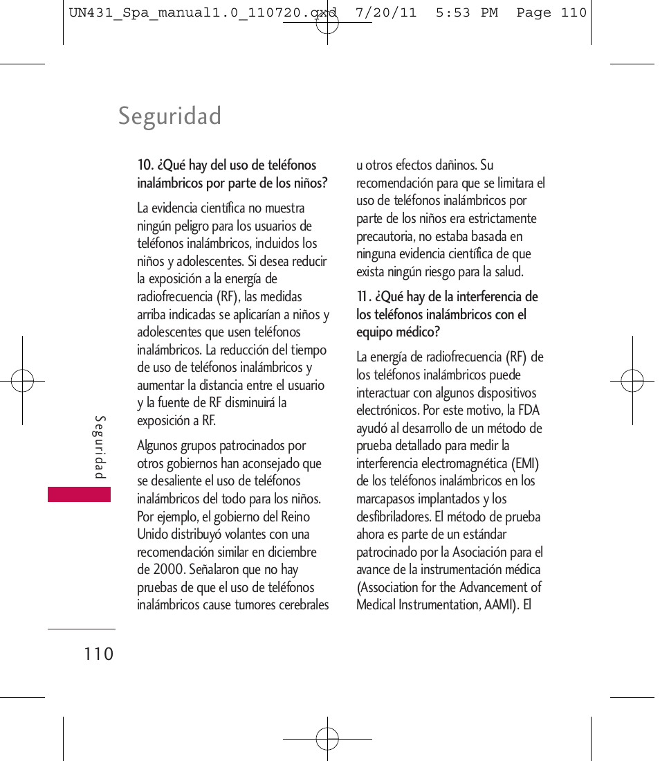 Seguridad | LG LGUN430 User Manual | Page 229 / 245