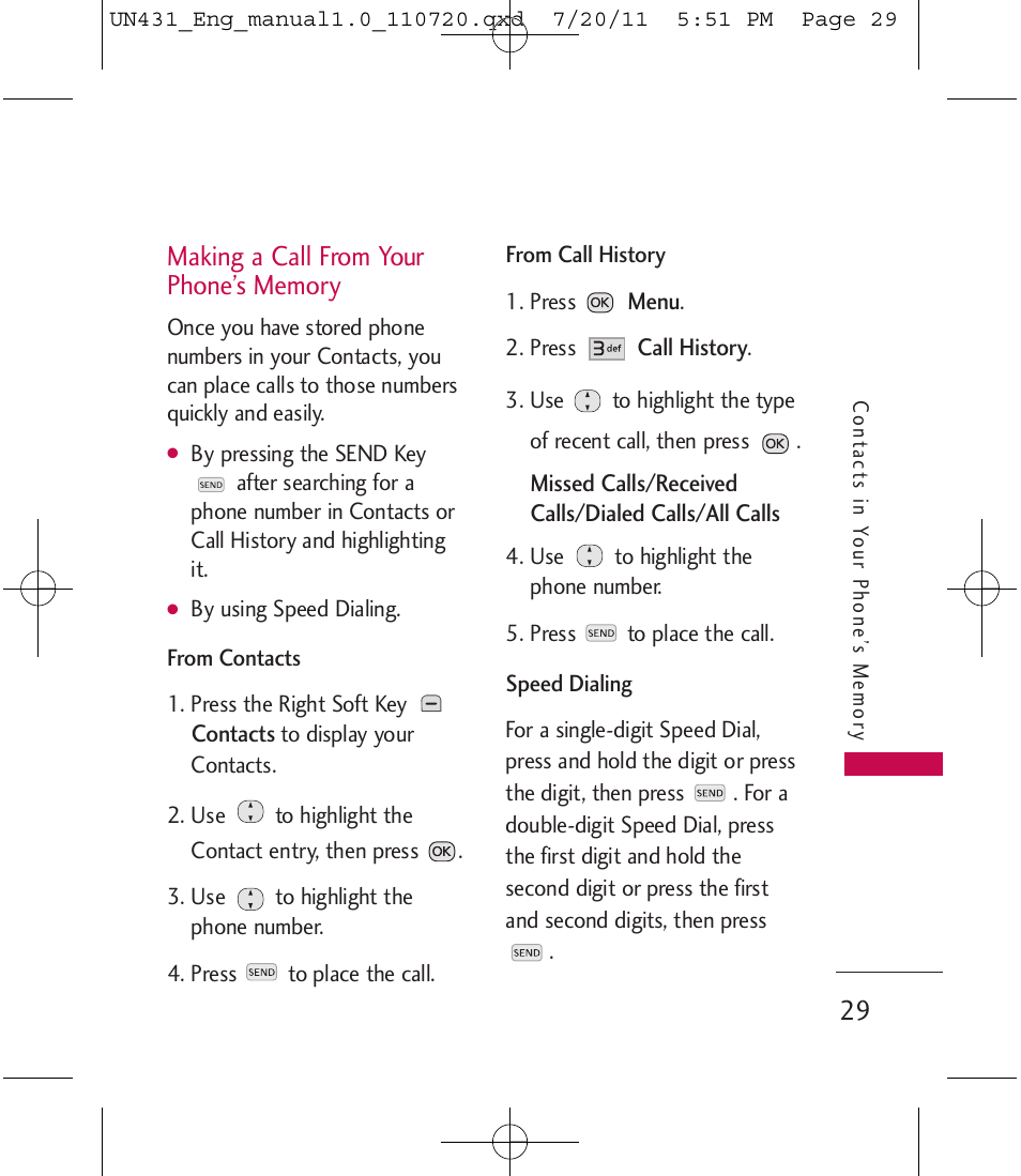 LG LGUN430 User Manual | Page 31 / 245