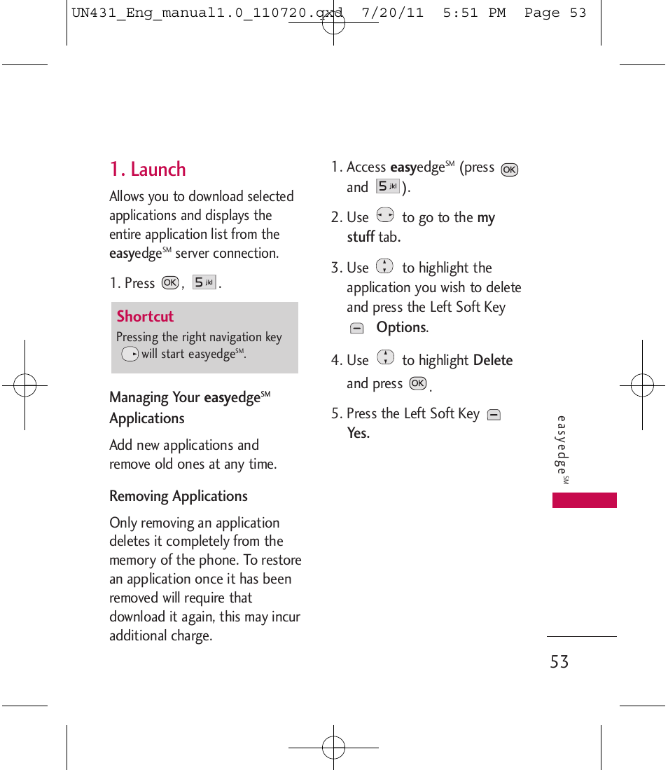 Launch | LG LGUN430 User Manual | Page 55 / 245