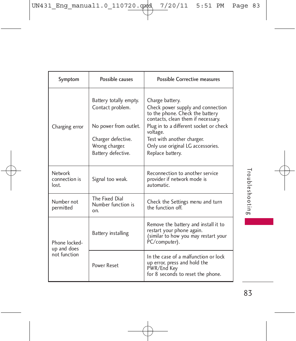 LG LGUN430 User Manual | Page 85 / 245