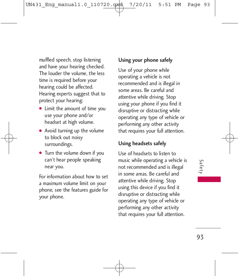 LG LGUN430 User Manual | Page 95 / 245