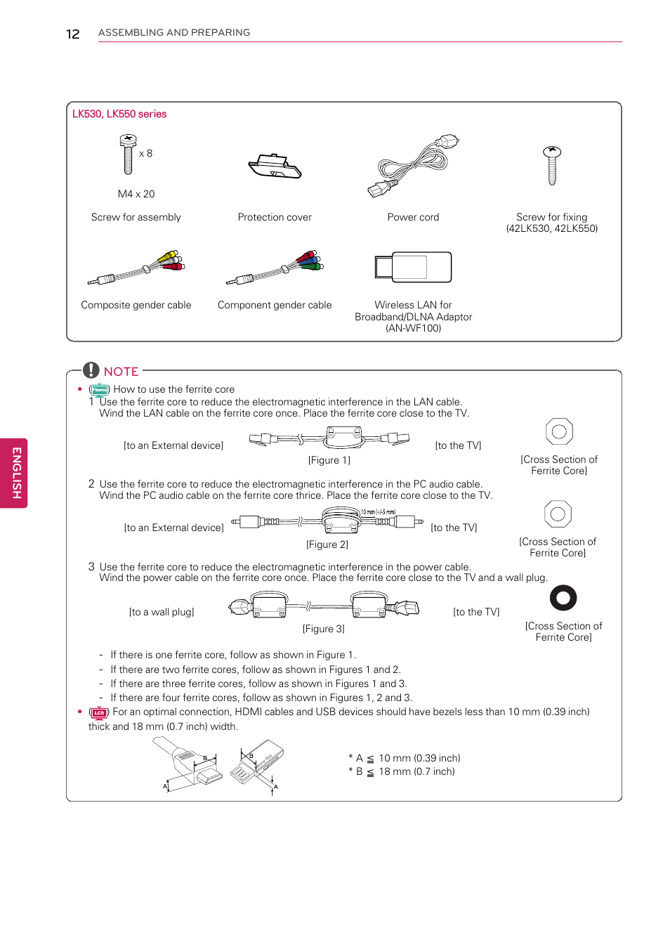 English | LG 55LW9800 User Manual | Page 12 / 170