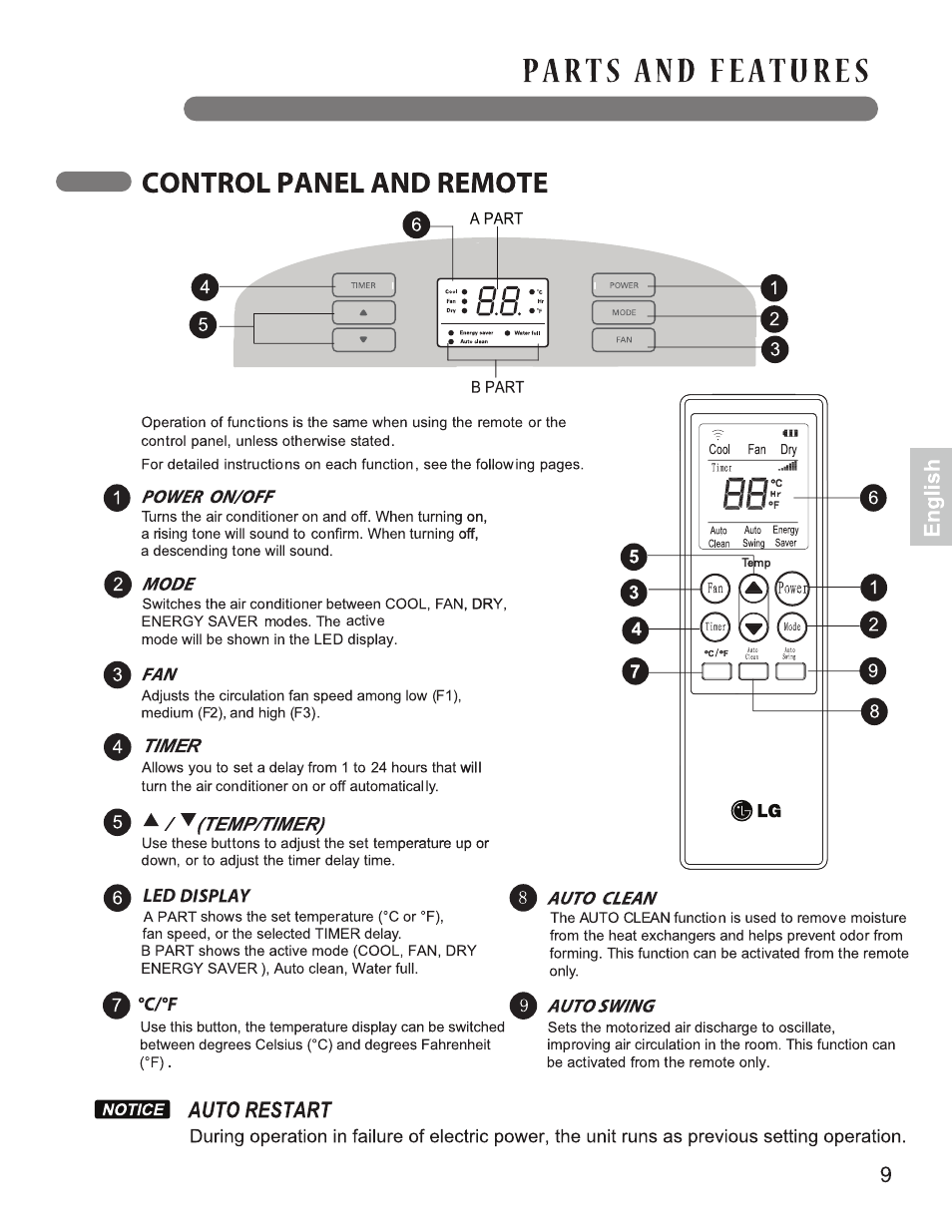LG LP1414GXR User Manual | Page 9 / 30