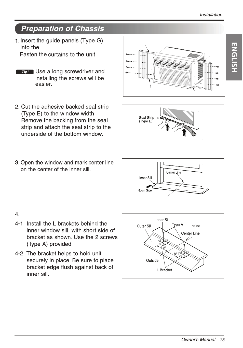 Т³гж 14, Attatch l bracket (type d) | LG LW6014ER User Manual | Page 13 / 44