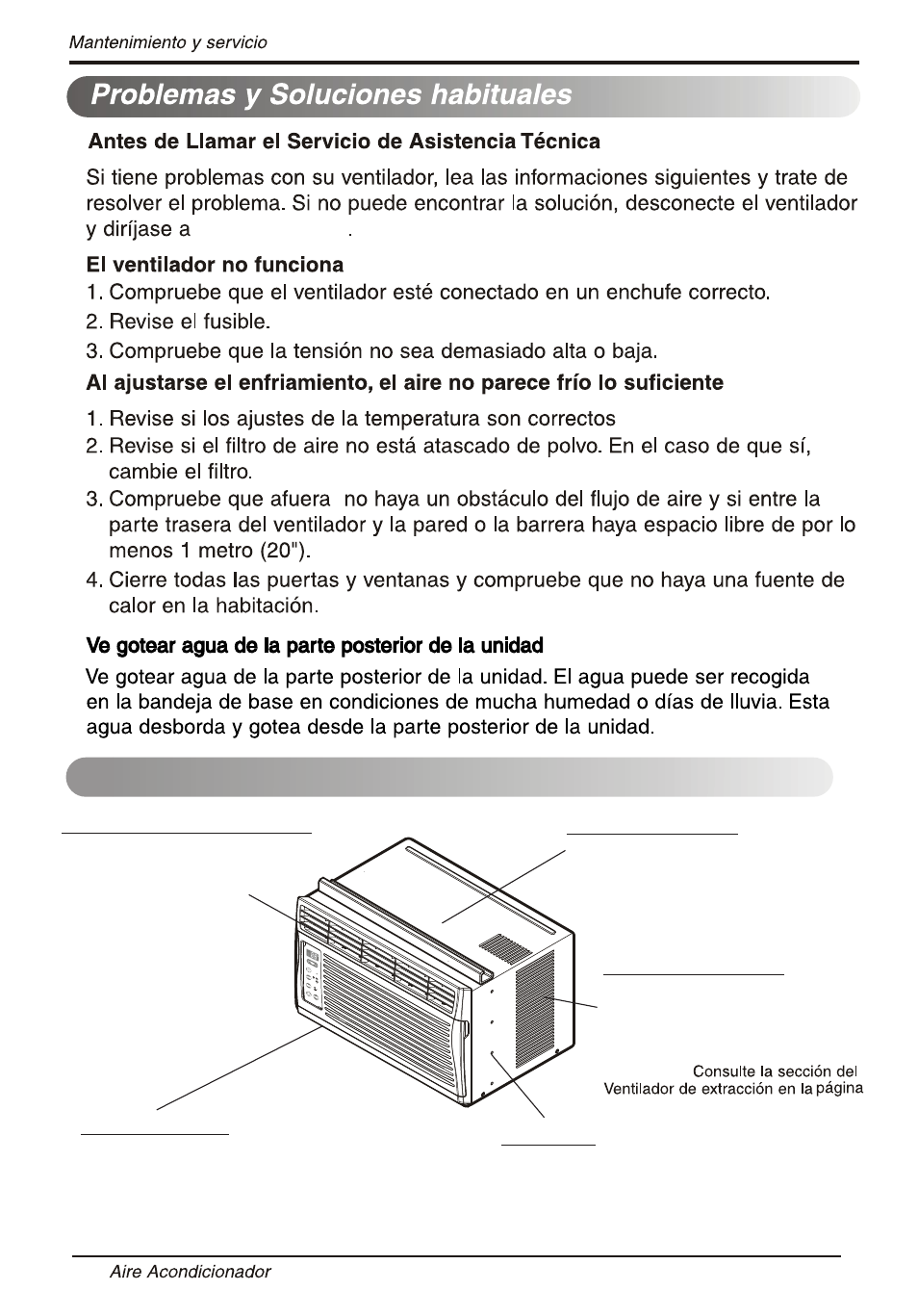 Т³гж 46, Sonidos normales, Sonido de ráfagas de aire | Traqueteo agudo, Goteo o chapoteo, Vibración, Borboteo/siseo | LG LW6014ER User Manual | Page 40 / 44