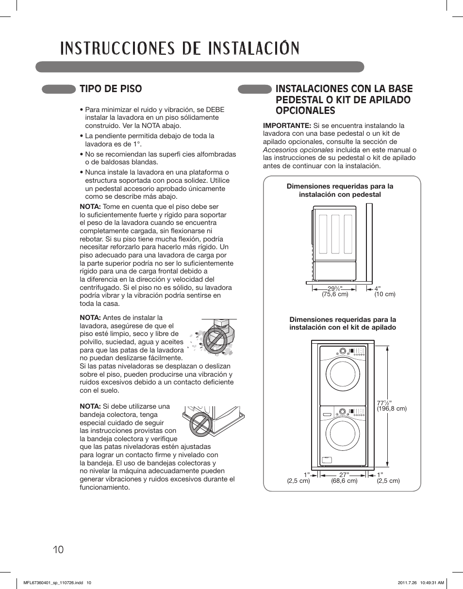 LG WM2240CW User Manual | Page 46 / 72