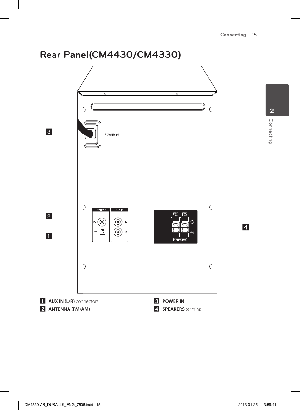 LG CM4530 User Manual | Page 15 / 32