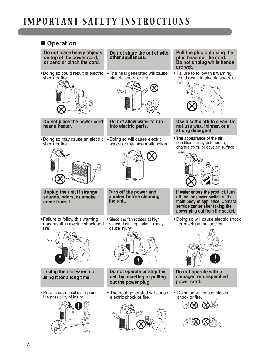 LG LP1214GXR User Manual | Page 4 / 28