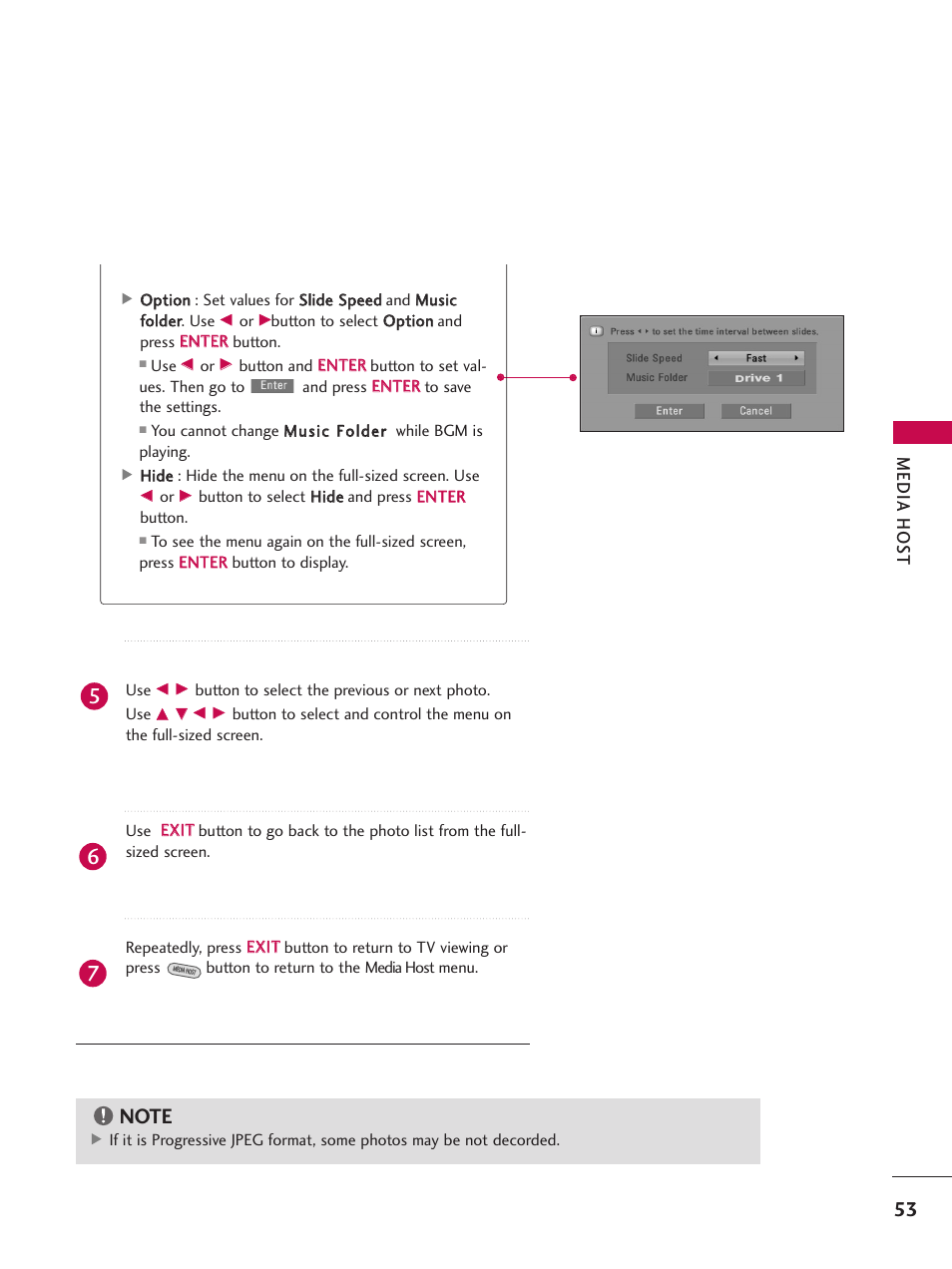 Media hos t | LG 32LB9D User Manual | Page 55 / 113