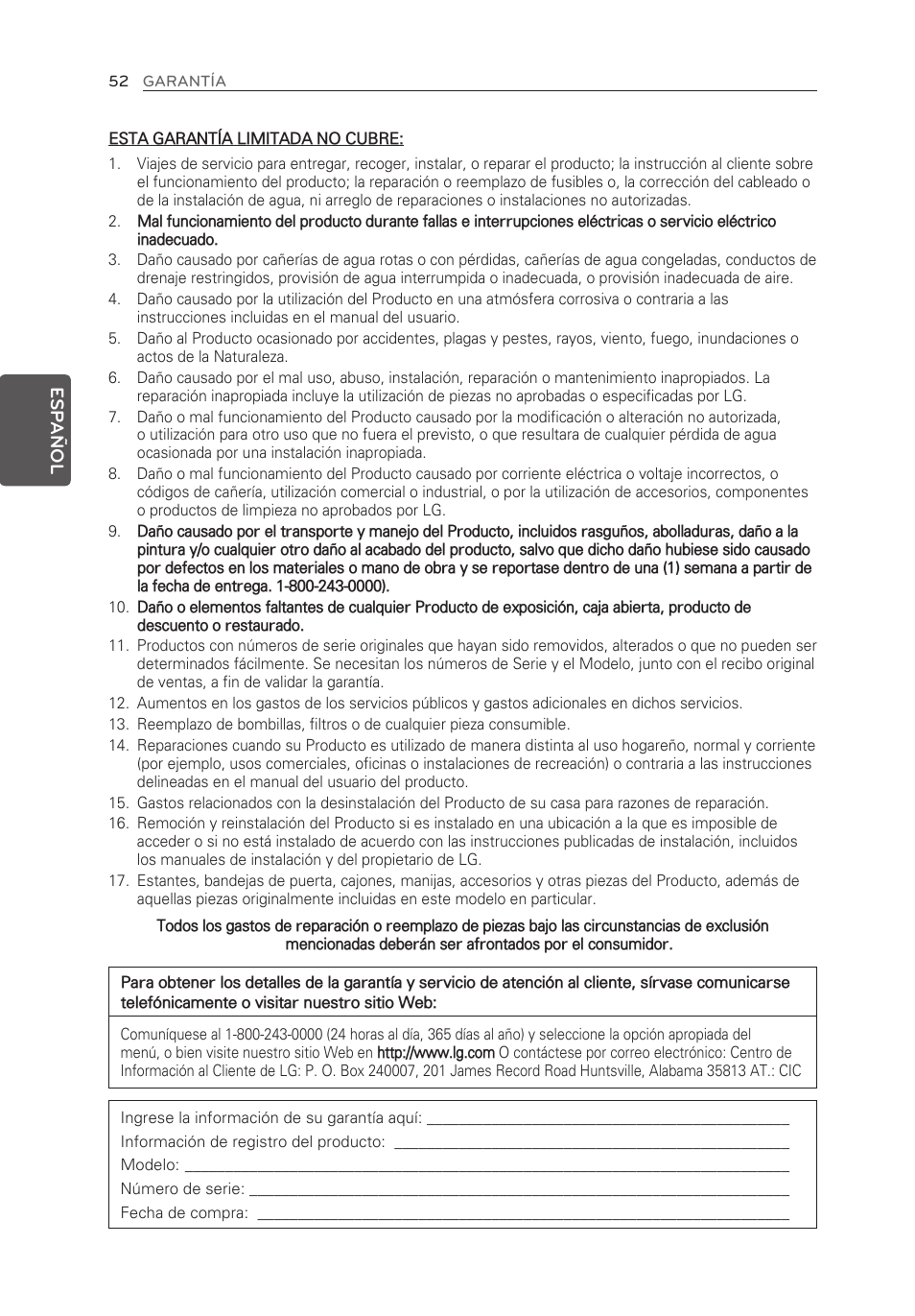 LG LFX25973ST User Manual | Page 164 / 172