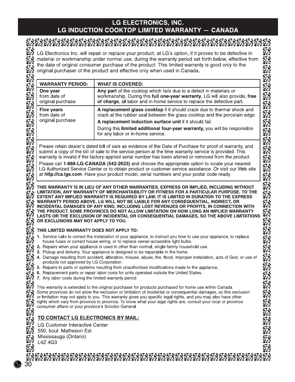 LG LCE30845 User Manual | Page 30 / 92