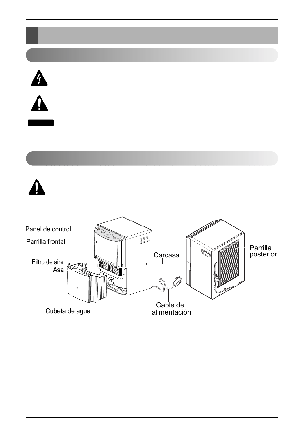 Instrucción, Símbolos utilizados en este manual caracteríticas | LG LD651EBL User Manual | Page 22 / 32
