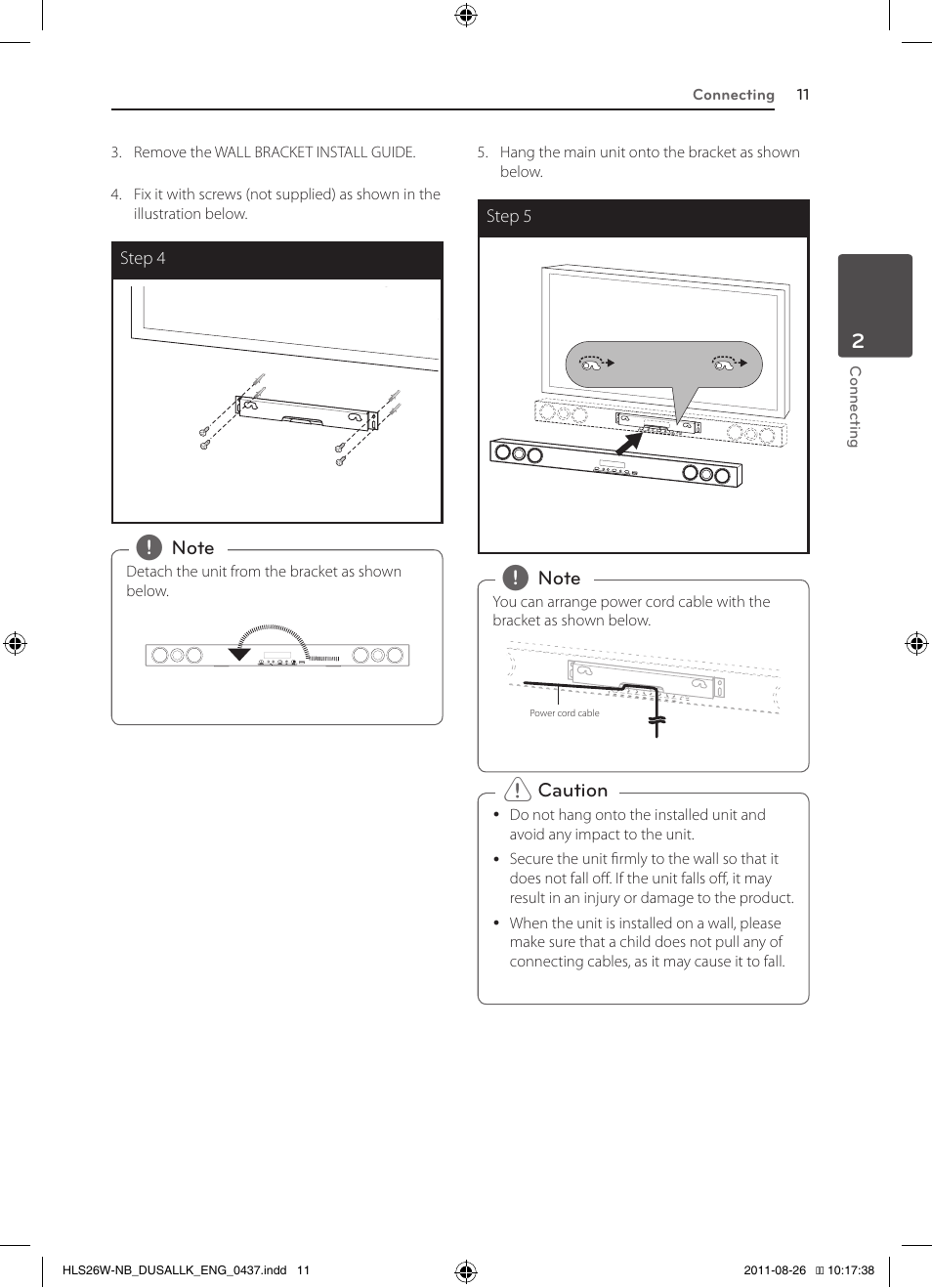 LG LSB306 User Manual | Page 11 / 26