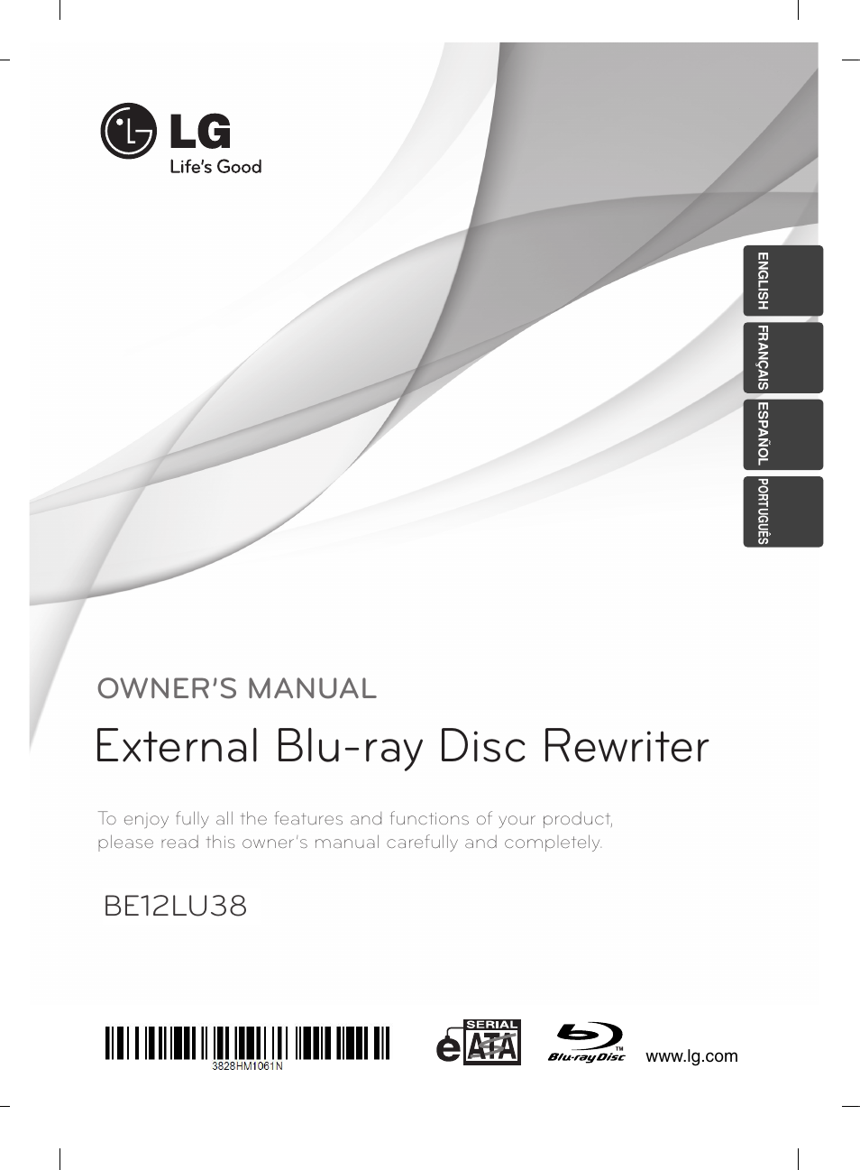 LG BE12LU38 User Manual | 15 pages