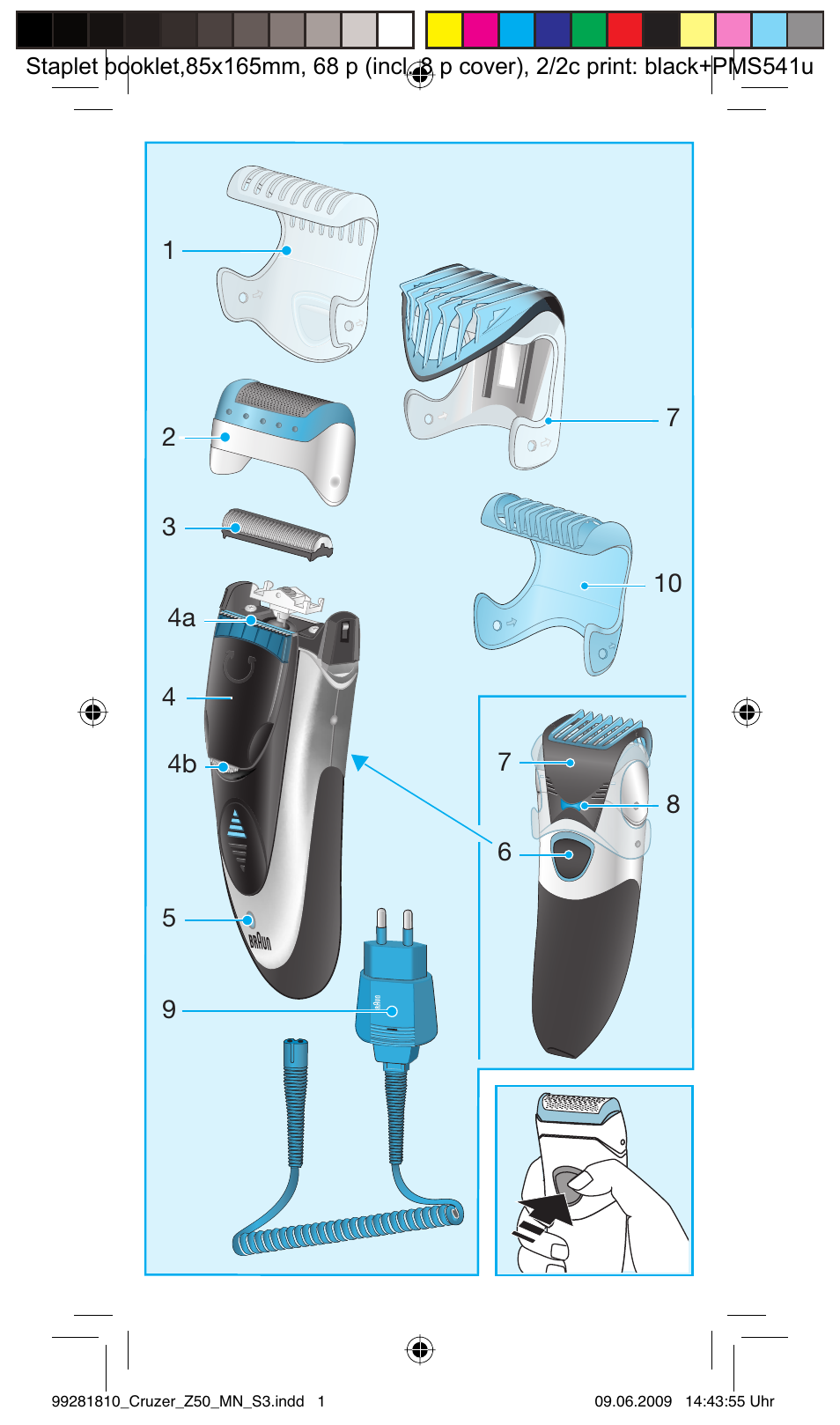 Braun Z50-5734 CruZer3 User Manual | Page 3 / 66