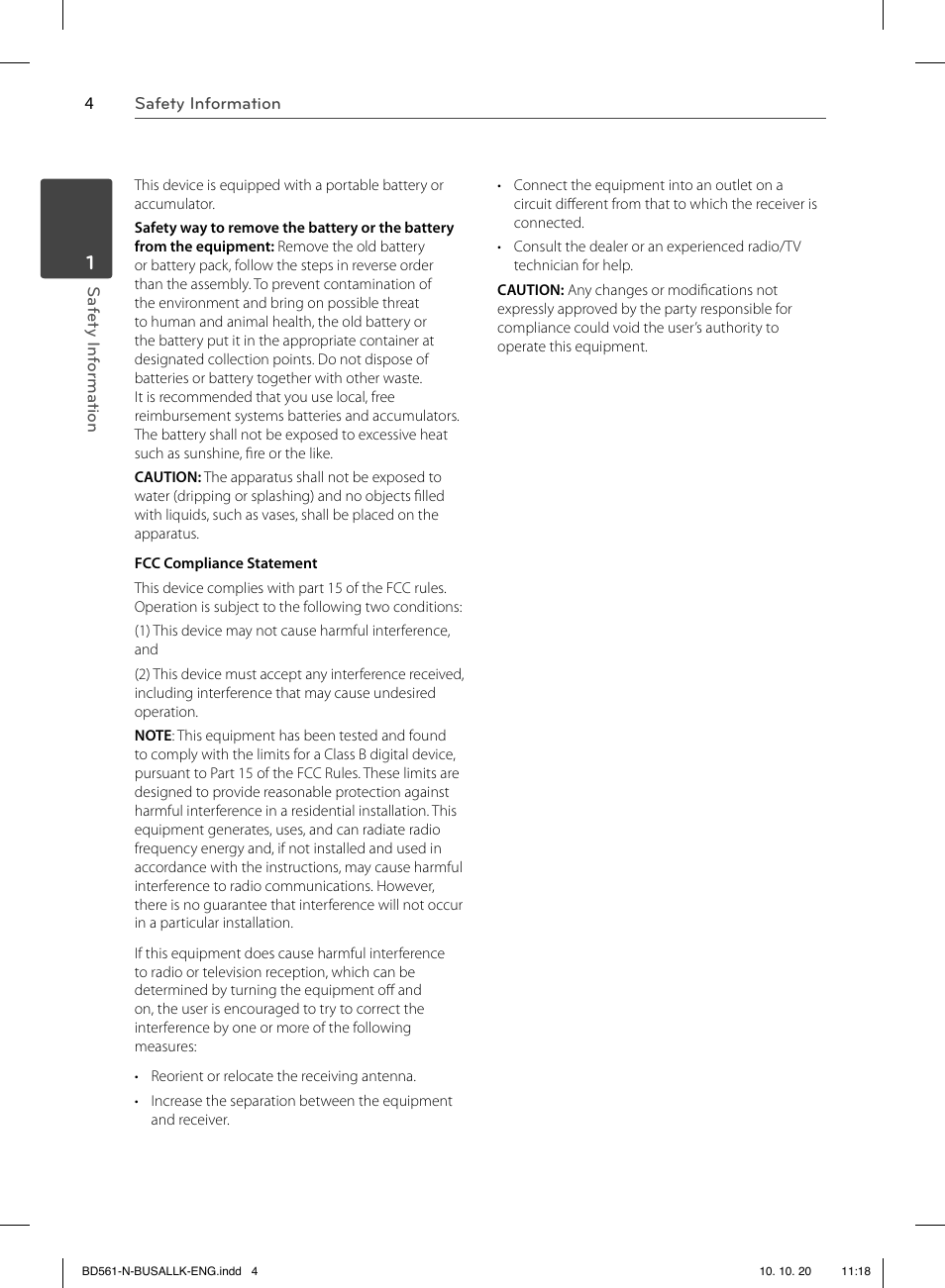 LG BD550 User Manual | Page 4 / 92