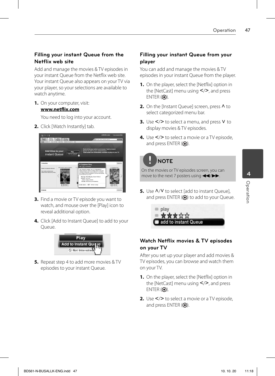 LG BD550 User Manual | Page 47 / 92