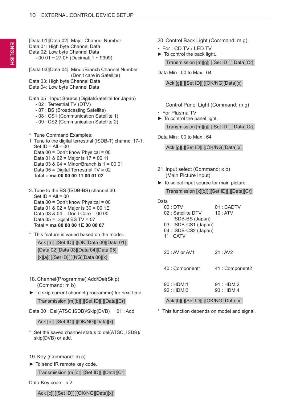 P.10) | LG 42PN4500 User Manual | Page 42 / 44
