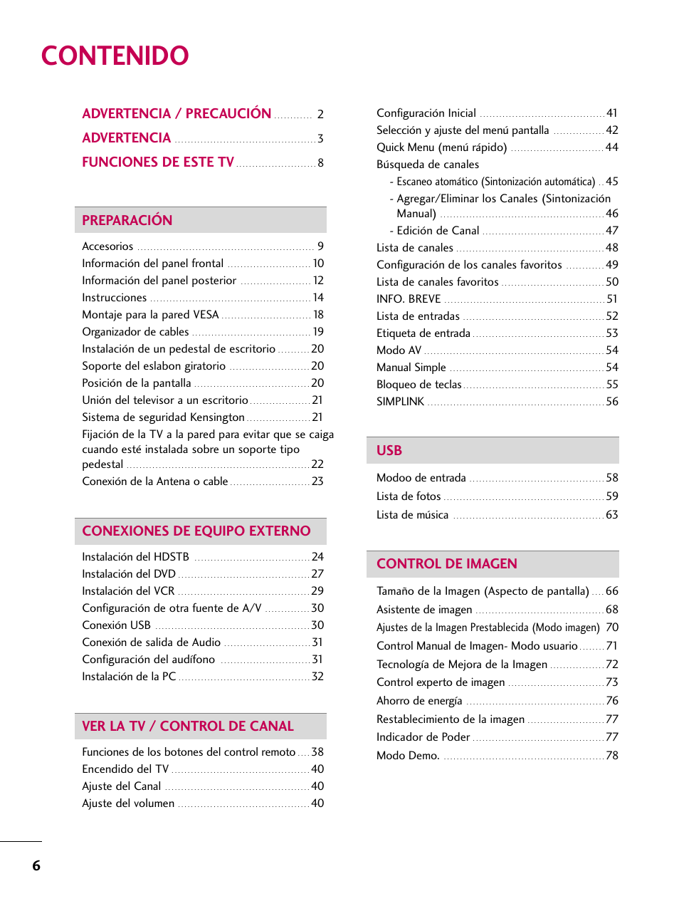 LG 22LD350C User Manual | Page 263 / 379