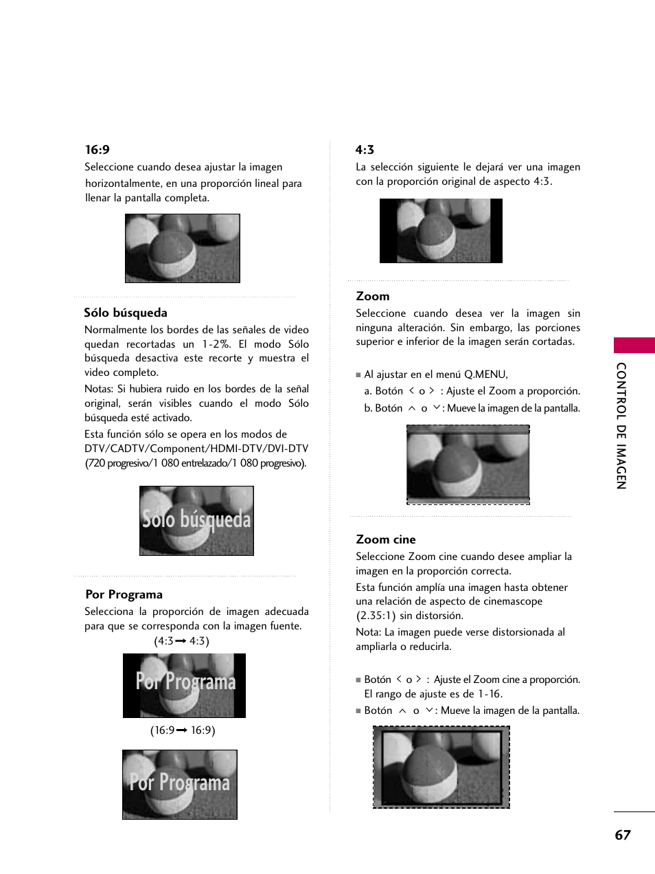 Sólo búsqueda por programa por programa | LG 22LD350C User Manual | Page 324 / 379