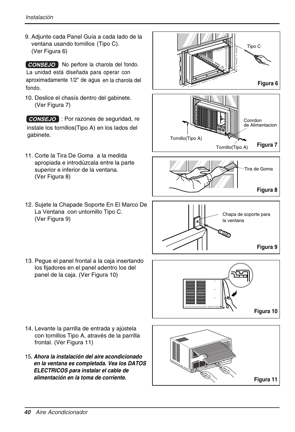 LG WG1205R User Manual | Page 40 / 50